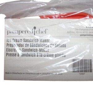 Pampered Chef Ice Cream Sandwich Maker, NIB, Sealed Never Opened FUN FOR KIDS!